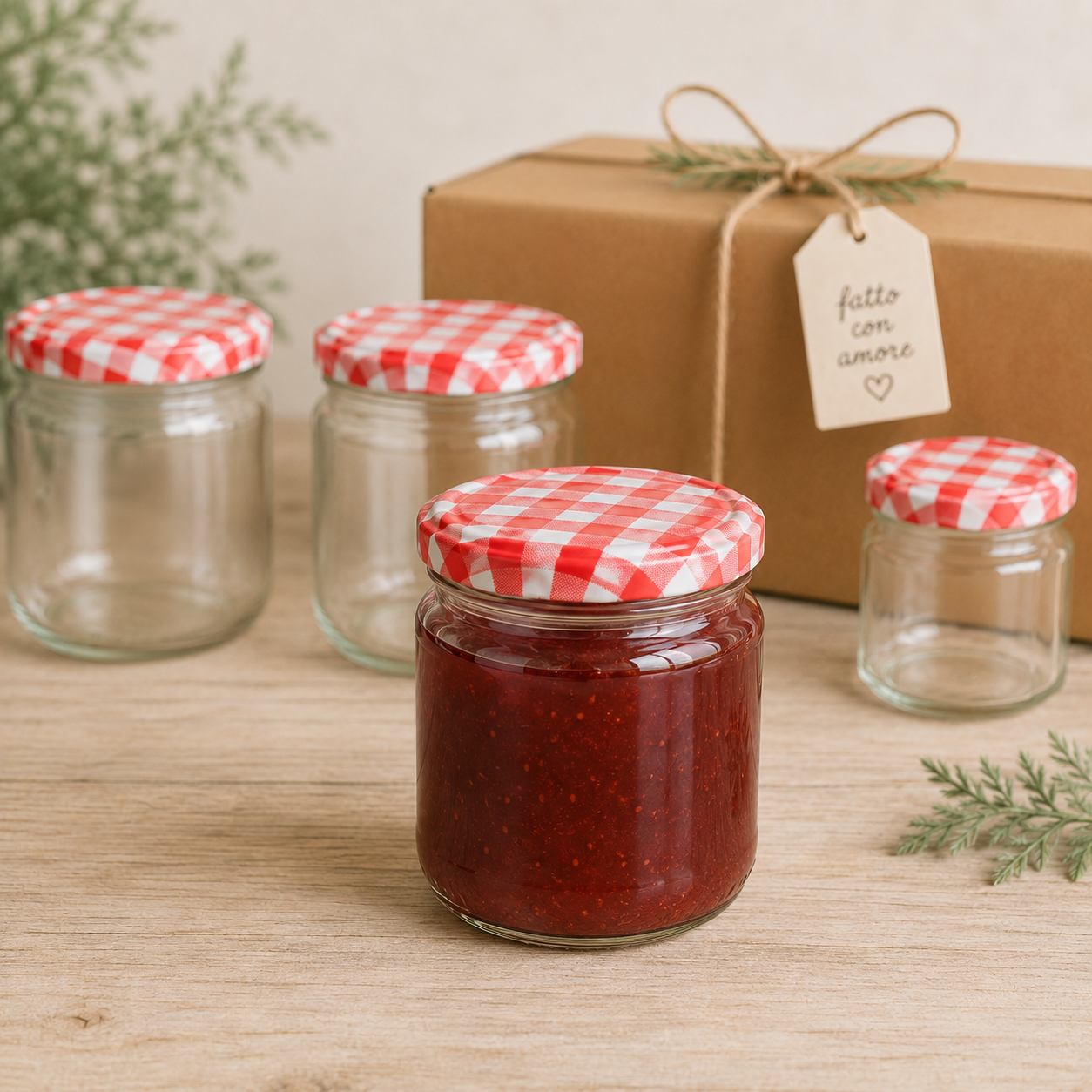 Il Kit Marmellate di Casa — 4 Vasetti in Vetro