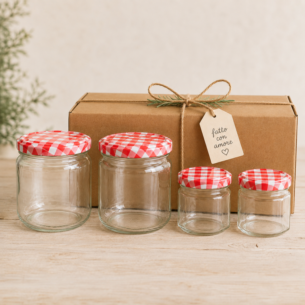 Il Kit Marmellate di Casa - 4 Vasetti in Vetro